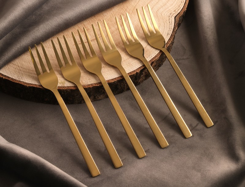 Widelczyk do ciasta Piano Shiny gold 3 sztuki zawieszka 30930