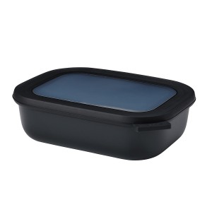 Miska Cirqula prostokątna 1000ml Nordic Black 106255041100