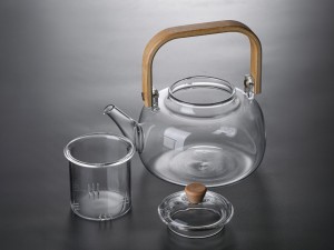 Czajnik szklany, ok. 900ml  (szkło borokrzemowe)