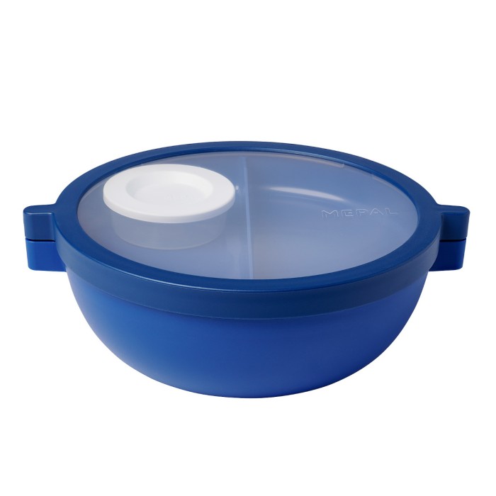 Miska Lunch Box z pokrywką i dodatkowym pojemnikiem Vita Vivid Blue 105830010100