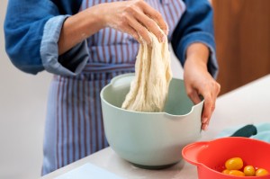 Miska do miksowania z pokrywą odporną na rozchlapywanie Chef It 3000 ml Navy 102306018100