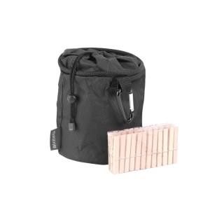 Pojemnik na klamerki Premium czarny 105760