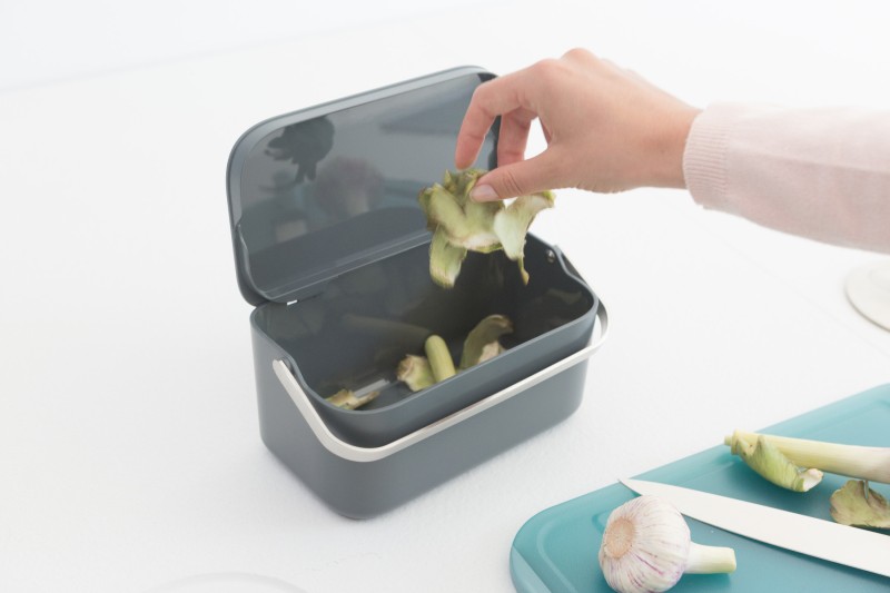 Pojemnik na odpadki ciemnoszary 117541