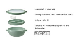 Miska Lunch Box z pokrywką Vita 2.0 Vivid Blue 105832010100