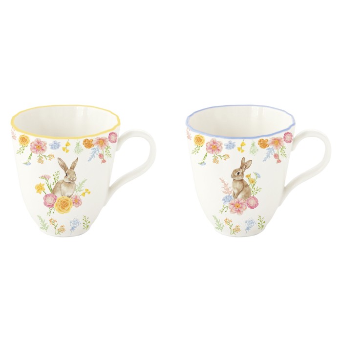 Easy Life/Nuova R2S, porcelanowe kubki 320ml - TRES JOLIE (2szt./kpl)