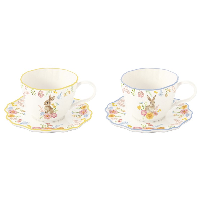 Easy Life/Nuova R2S, 2x filiżanka-espresso 120ml ze spodeczkiem - TRES JOLIE