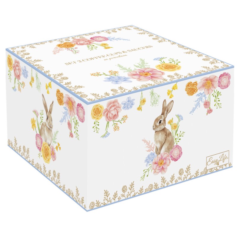 Easy Life/Nuova R2S, 2x filiżanka-espresso 120ml ze spodeczkiem - TRES JOLIE