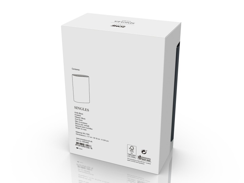 Blok na noże 17cm Singles black 330468