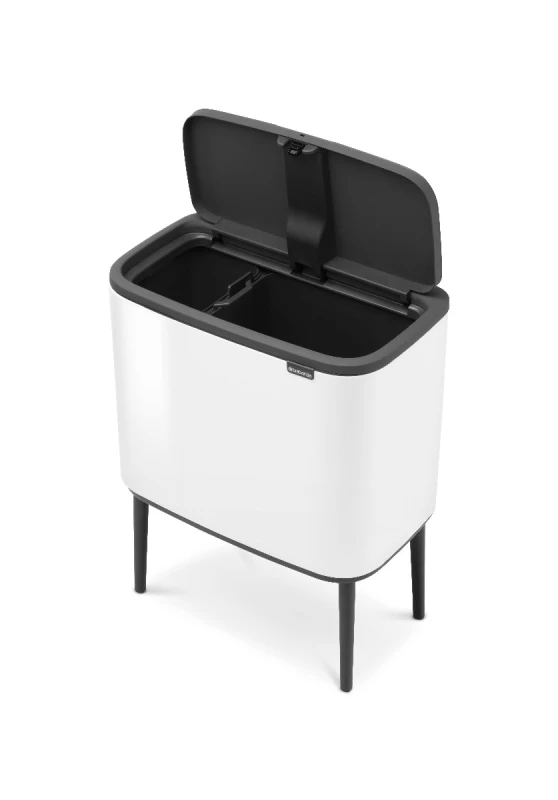 Kosz na śmieci Touch Bin Bo 11+23l biały 313547