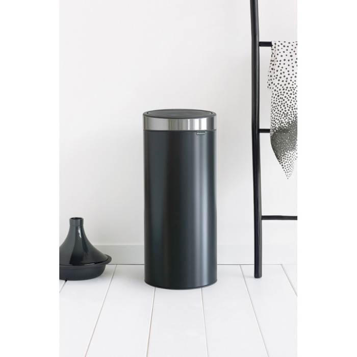 Kosz na śmieci Touch Bin 30L czarny 115448