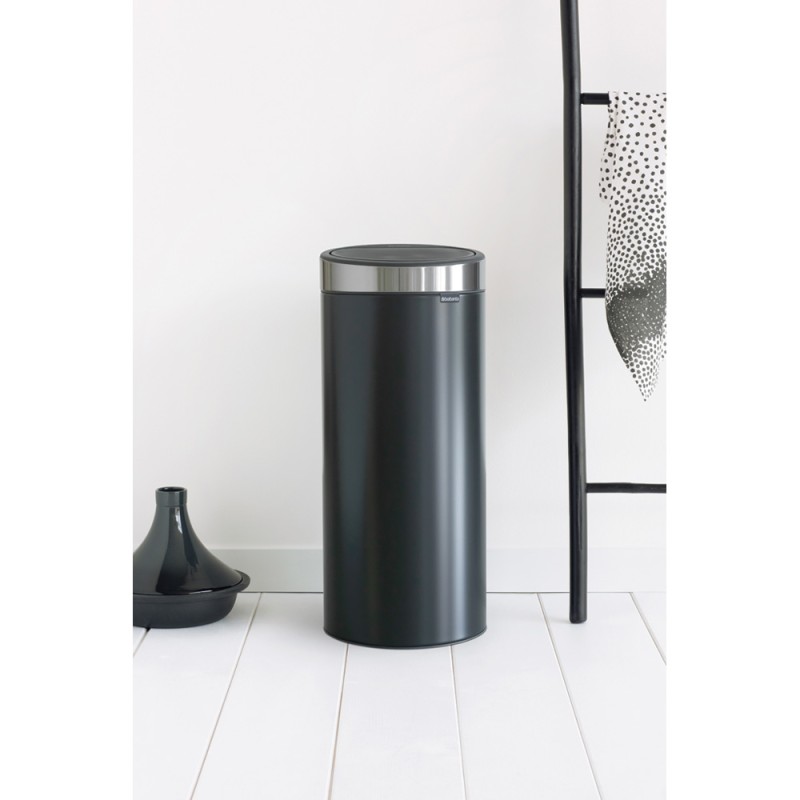 Kosz na śmieci Touch Bin 30L czarny 115448