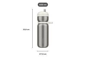 Butelka sportowa termiczna Twist Active 600 ml Mountain Red 103011073500
