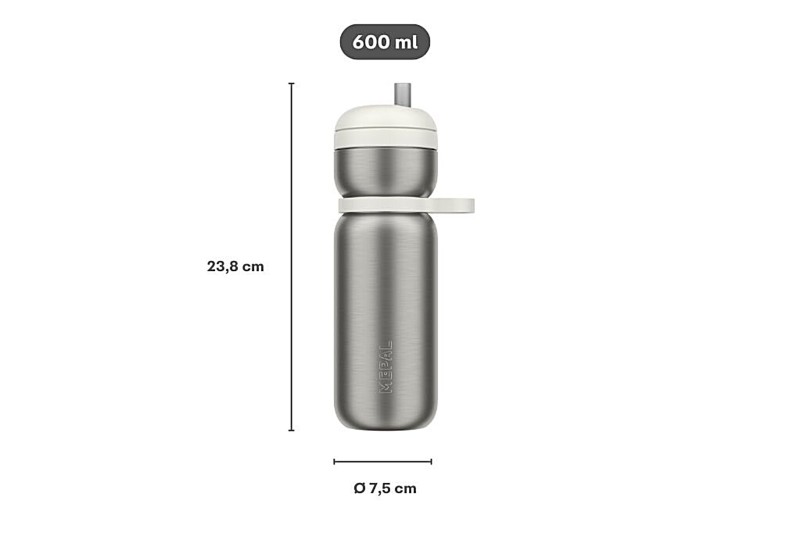 Butelka sportowa termiczna Twist Active 600 ml Mountain Red 103011073500
