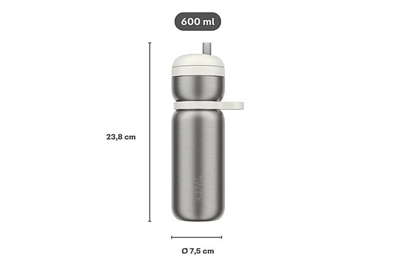 Butelka sportowa termiczna Twist Active 600 ml Graphite Black 103011041800