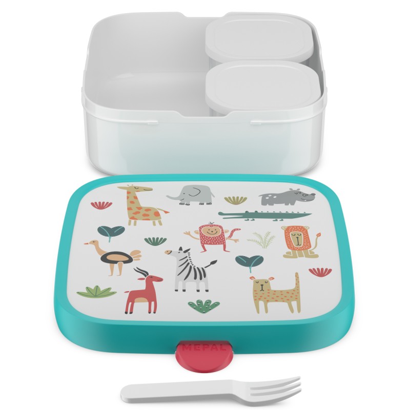 Lunchbox Campus Bento Large Animal Friends 107435065373