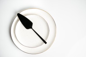 Łopatka do tortu Piano black 9163