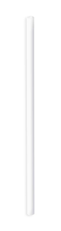 Słomki szklane białe 20cm zestaw 6 sztuk ze szczoteczką 26612