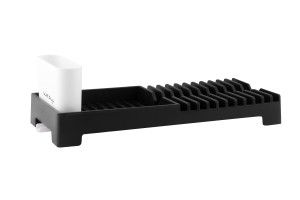 Ociekacz na naczynia Livio Duo czarny 8432
