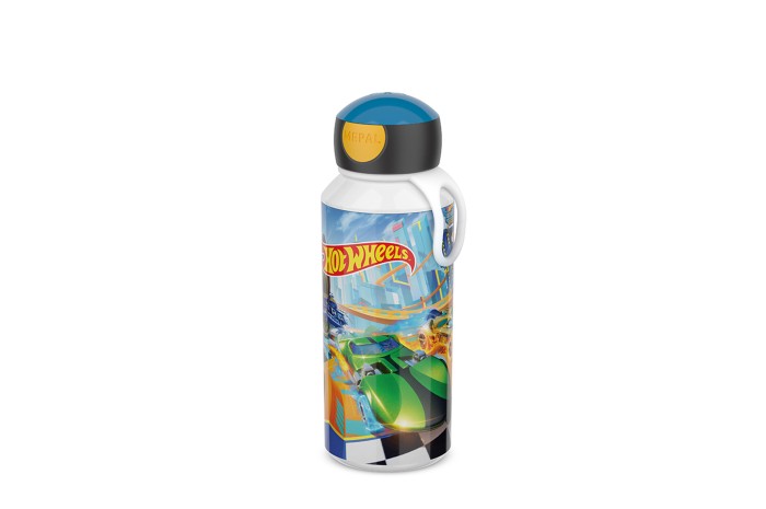 Butelka dla dzieci pop-up Campus 400 ml Hot Wheels 107410065415