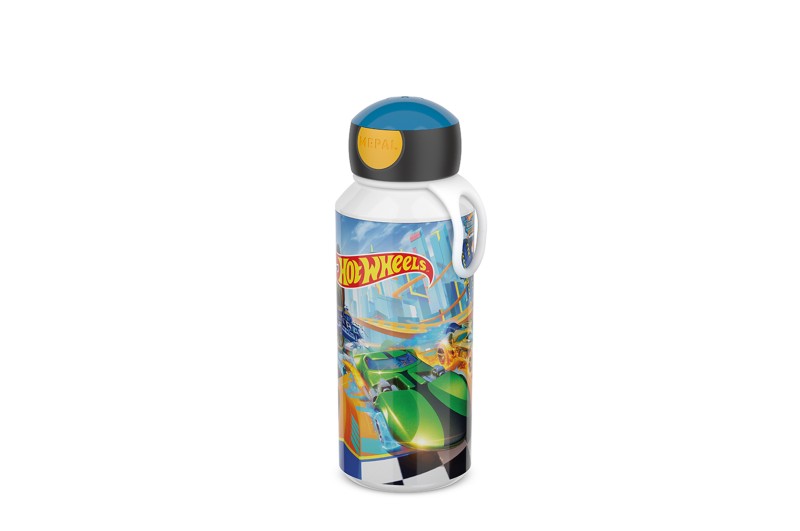 Butelka dla dzieci pop-up Campus 400 ml Hot Wheels 107410065415