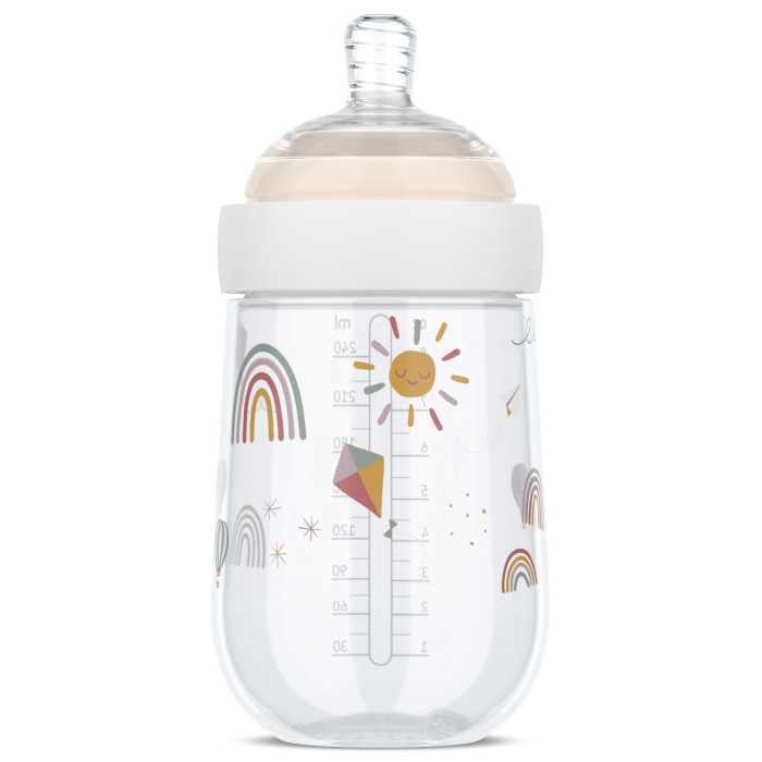 Butelka ze smoczkiem Mio 240 ml Sunshine &amp; Rainbow 108061565245