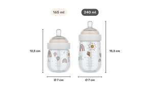 Butelka ze smoczkiem Mio 240 ml Little Goose 108061565392