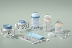 Kubek dziecięcy ze słomką 300ml Mio Forest Friends 108014065408
