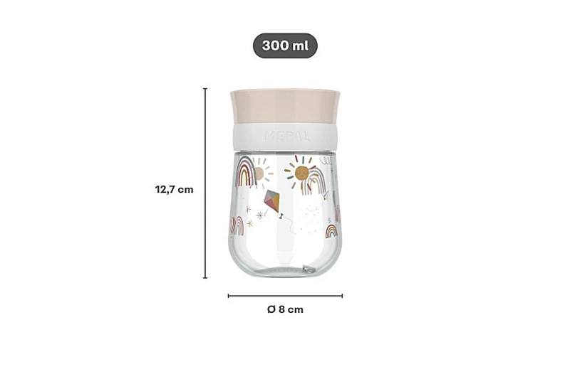 Kubek dziecięcy treningowy do nauki picia Mio 300 ml Sunshine &amp; Rainbow 108018565245