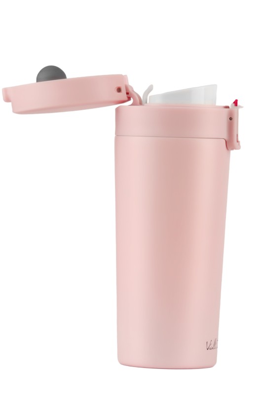 Kubek termiczny 400ml FUORI różowy 27688