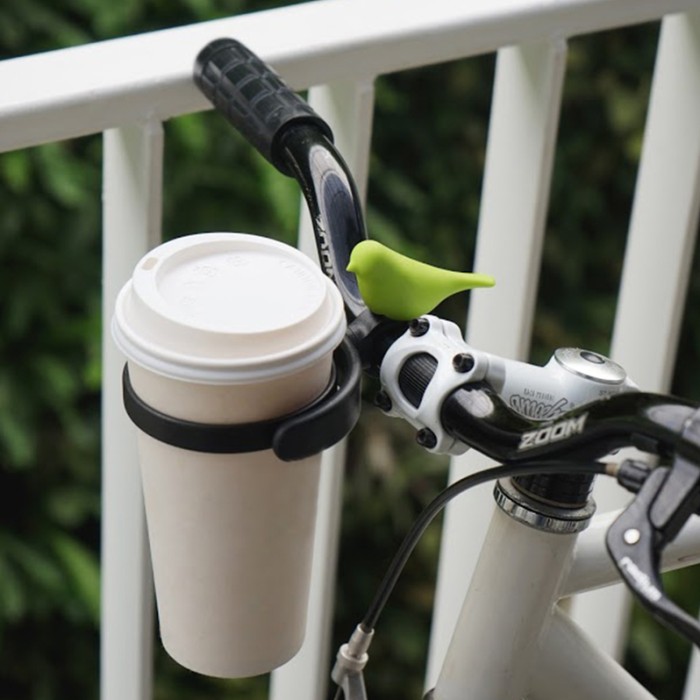 Uchwyt rowerowy na kubek Bird Bike zielony QLX20010-GN