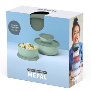 Zestaw 3 pojemników Lumina 2.0 250ml + 750ml +1500ml Nordic Sage 106298094700