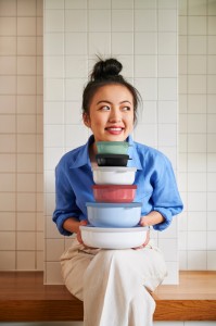 Zestaw 3 pojemników Lumina 2.0 250ml + 750ml +1500ml Nordic Sage 106298094700