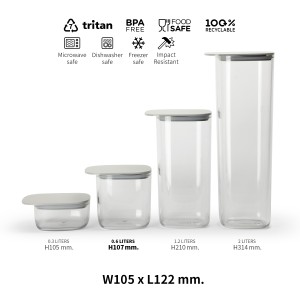 Pojemnik do przechowywania Flat Top 0.6L