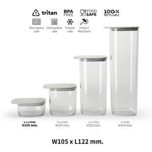 Pojemnik do przechowywania Flat Top 0.3L