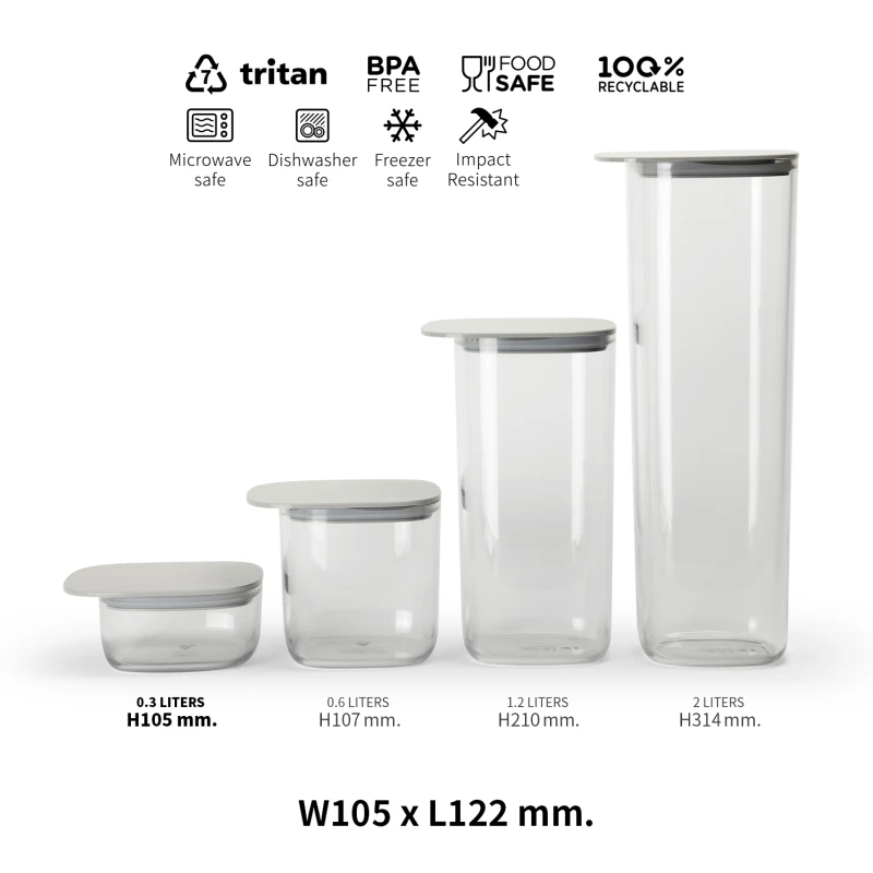 Pojemnik do przechowywania Flat Top 0.3L