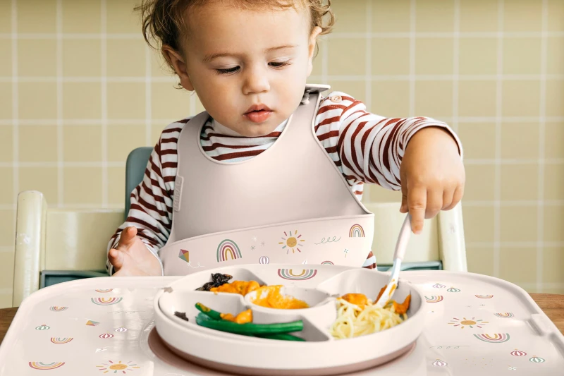 Talerzyk dziecięcy dzielony Mio Sunshine &amp; Rainbow 108002565245