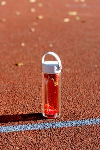 Butelka z podwójną ścianką i zaparzaczem Fuori 350 ml biała 30169