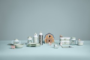 Butelka dla dzieci pop-up Campus 400ml Little Farm 107410065399