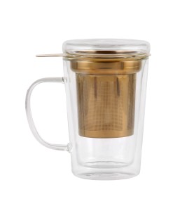 Szklanka z podwójną ścianką z zaparzaczem Amo 300 ml 29378