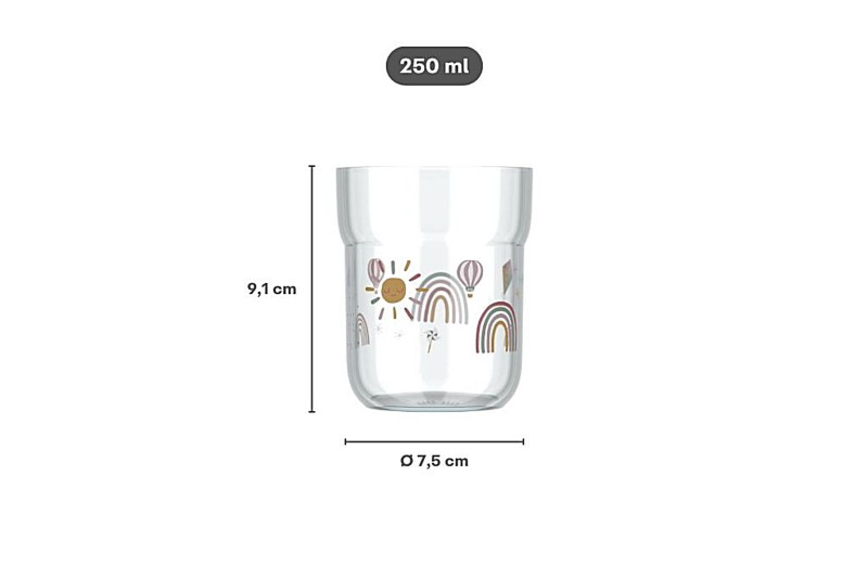 Szklanka dziecięca 250ml Mio Fairy Garden 108022065406