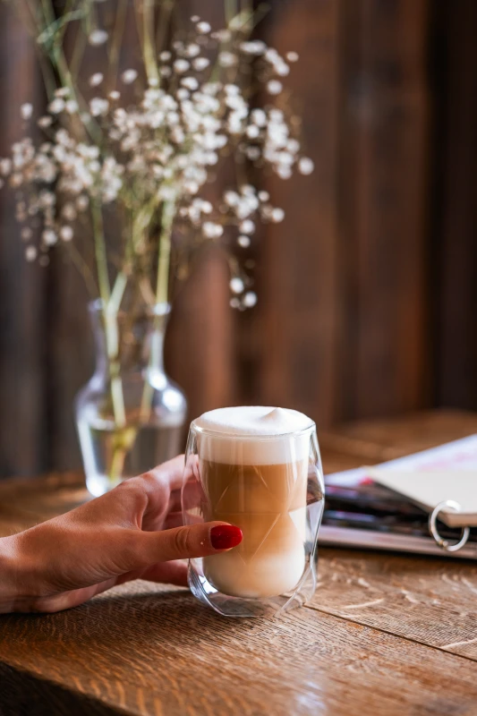 Komplet 2-szklanek 250ml z podwójną ścianką 250ml Geo 7572