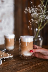 Komplet 2-szklanek 250ml z podwójną ścianką 250ml Geo 7572