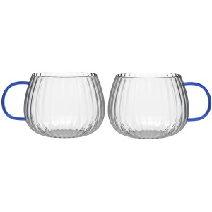 Komplet 2 szklanek z niebieskim uchem 350 ml Tulip 1180