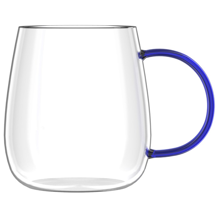 Komplet 2 szklanek z niebieskim uchem 400 ml Bolla 1135