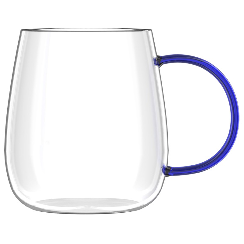 Komplet 2 szklanek z niebieskim uchem 400 ml Bolla 1135