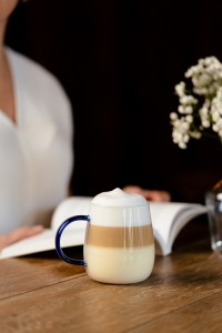 Komplet 2 szklanek z niebieskim uchem 400 ml Bolla 1135