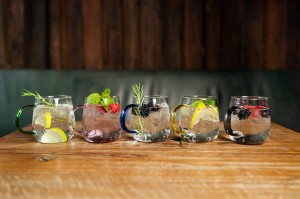 Komplet 2 szklanek z niebieskim uchem 400 ml Bolla 1135