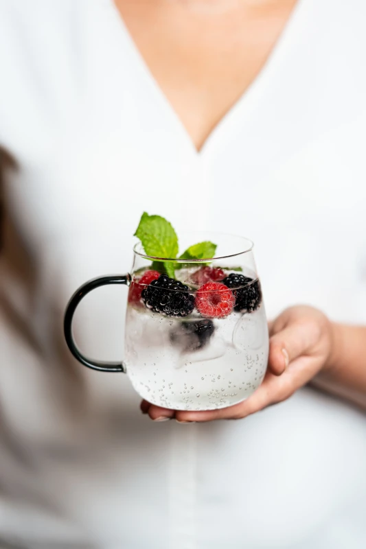 Komplet 2 szklanek z szarym uchem 400 ml Bolla 1159