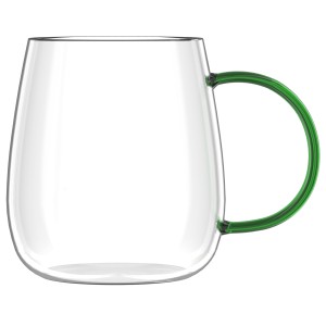 Komplet 2 szklanek z zielonym uchem 400 ml Bolla 1142