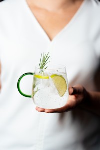 Komplet 2 szklanek z zielonym uchem 400 ml Bolla 1142